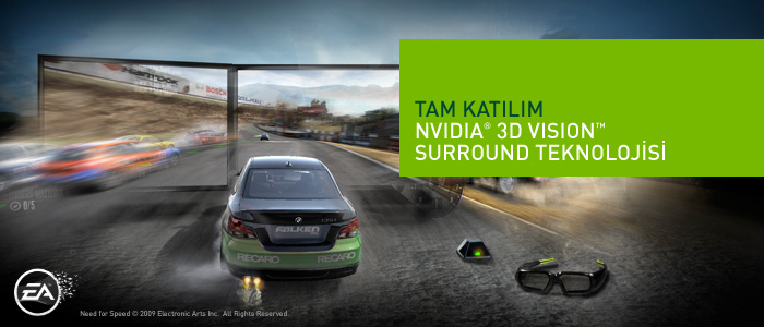 NVIDIA 3D Vision Surround Teknolojisi