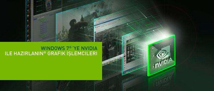 Windows 7 'ye NVIDIA