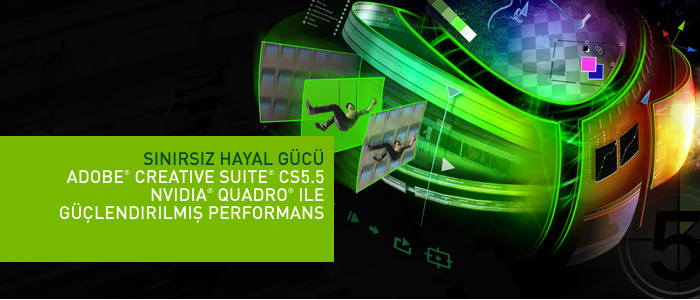 Sınırsız hayal gücü Adobe® Creative Suite® 5.5